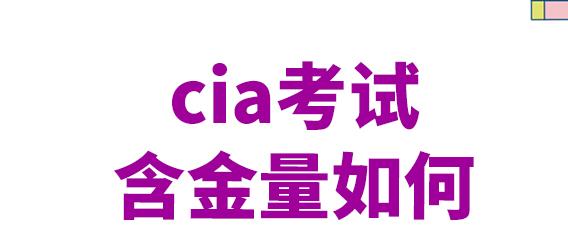 cia是什么证书