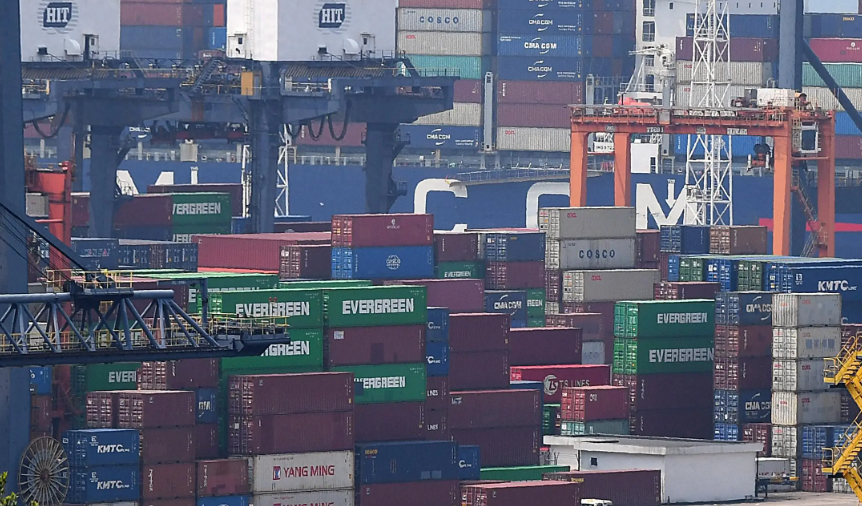 国际海运，长滩港口