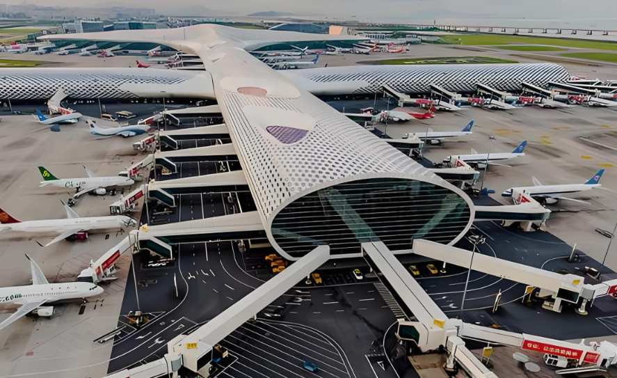 深圳宝安机场，国际空运