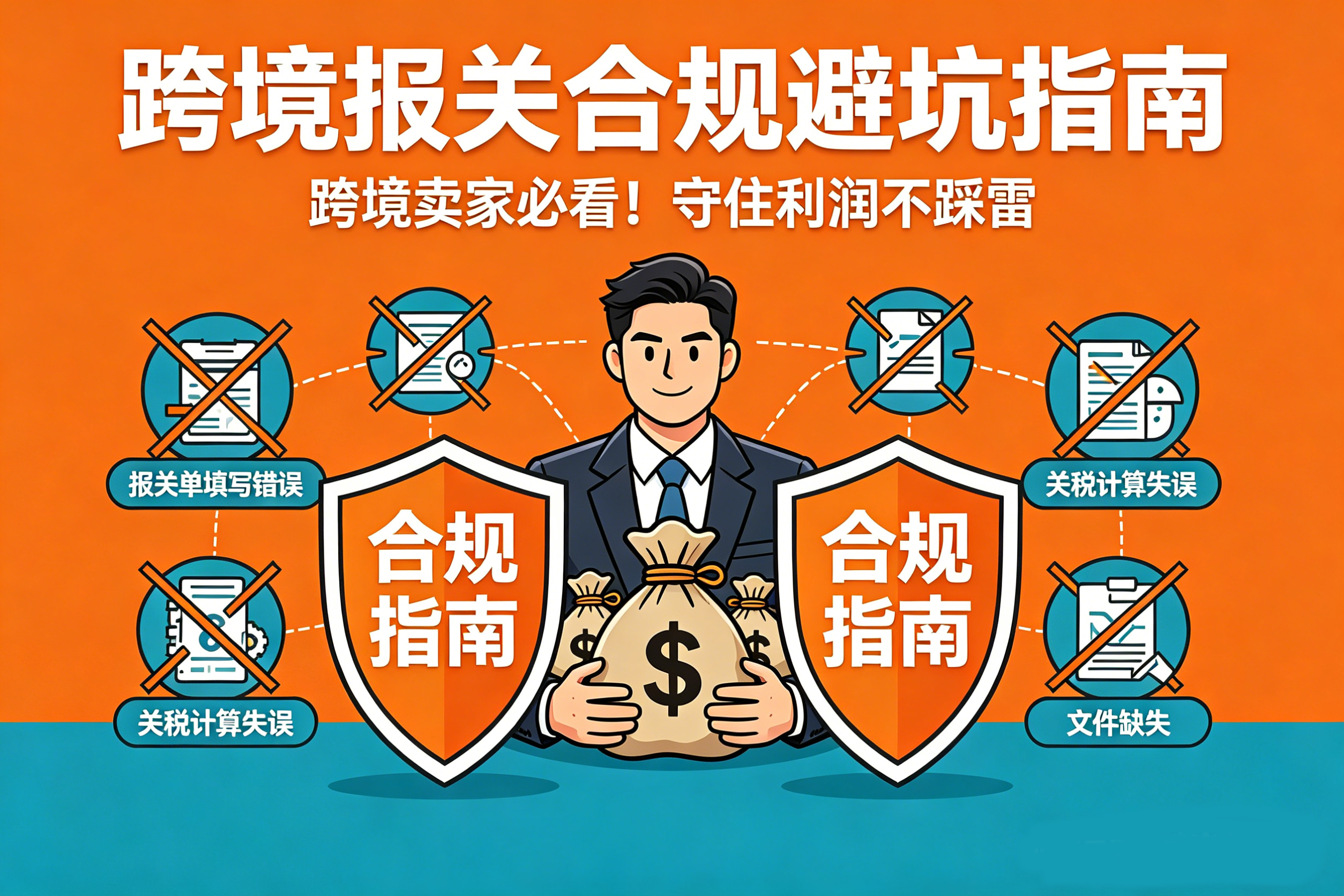 跨境报关合规避坑 | 90%卖家踩过的海关税务大坑，看完直接避雷