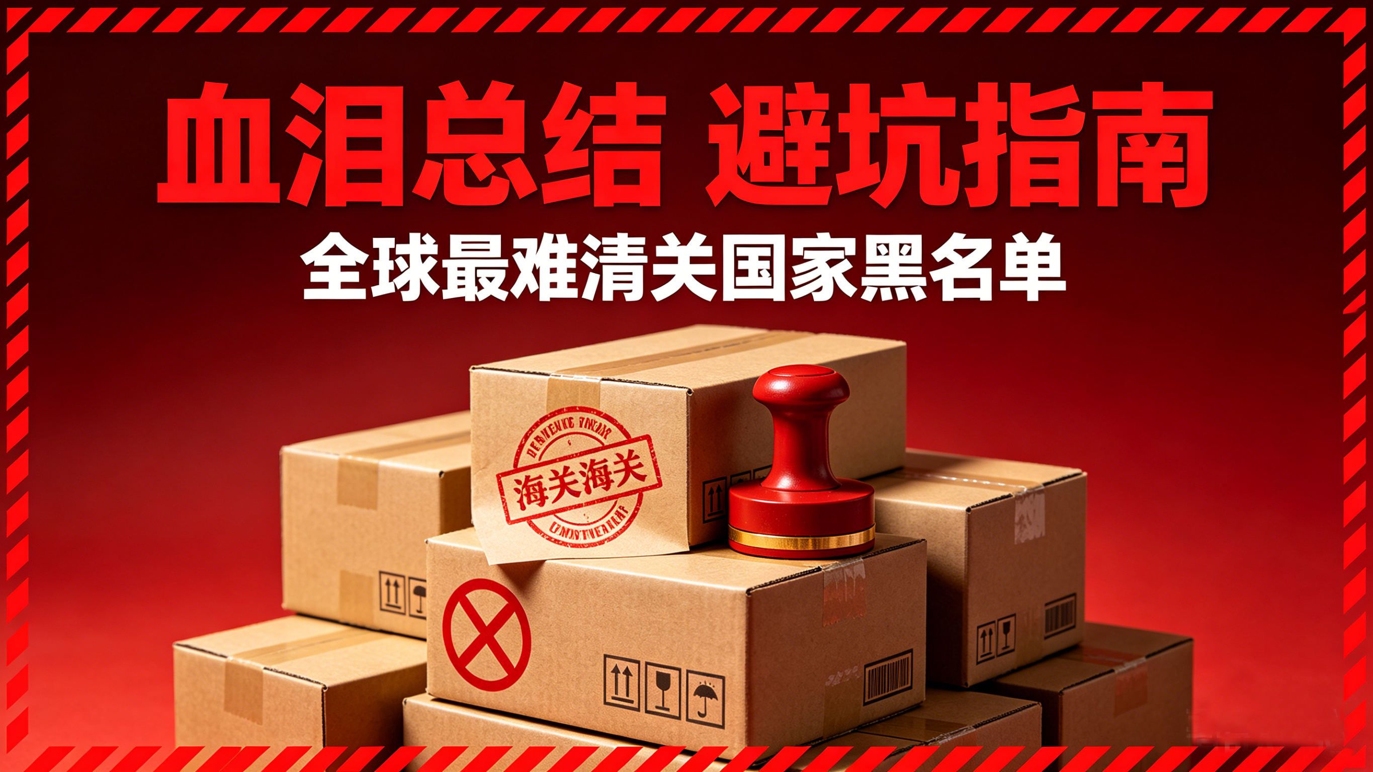 血泪总结 | 全球「最难清关国家」黑名单，这些国家千万别盲目发货!