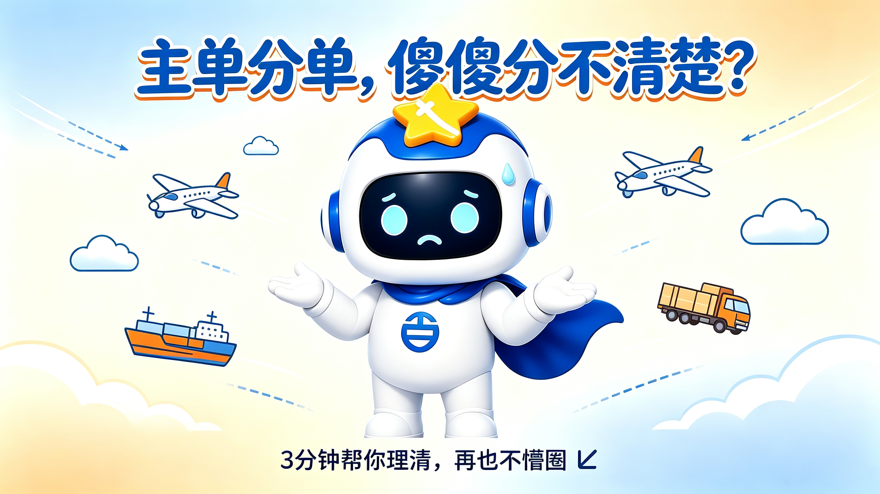 国际空运知识|航空主单VS货代分单搞不清（3分钟帮你理清，再也不蒙圈）